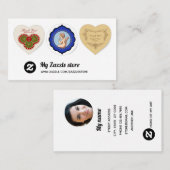 My Zazzle storeショーケースアートワークポートフォリオCC1019 名刺 (正面/裏面)