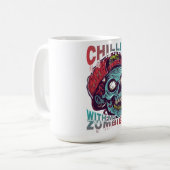 My Zombies Mug | Funny Halloween Horror コーヒーマグカップ (正面左)