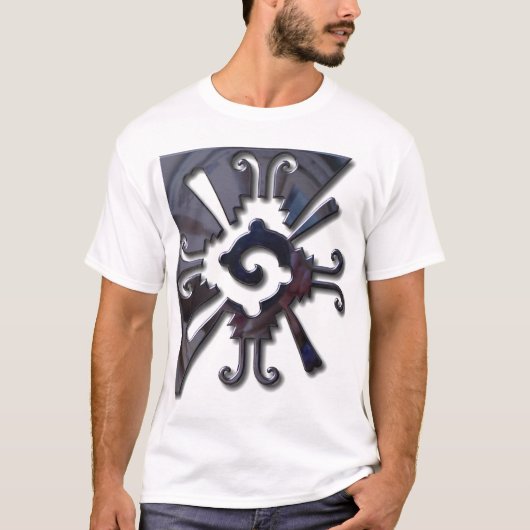 Myan Hunab Ku -黒いクロム Tシャツ (正面)