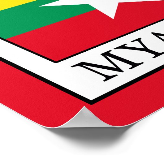 Myanmar ポスター (角)