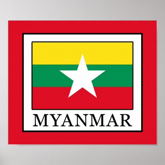 Myanmar ポスター (正面)