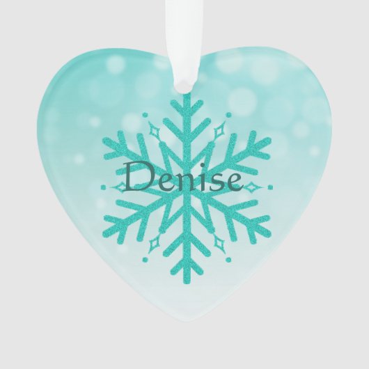 Myastenia パーソナライズされた Gravis Warriorスノーフレーク オーナメント (正面)