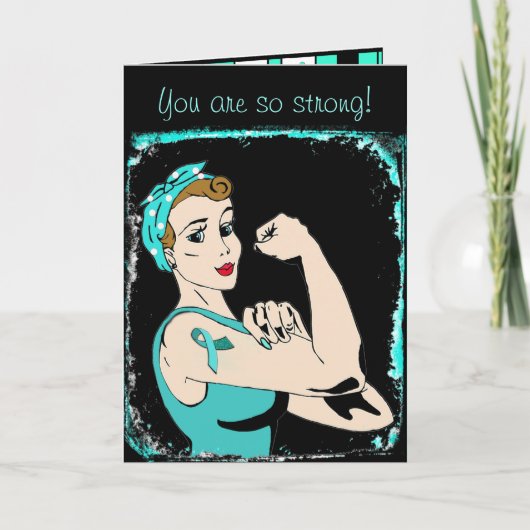 Myastenia Gravis Warrior Greeting Card for Friend カード (正面)