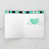 Myastenia Gravis Warrior Greeting Card for Friend カード (内部)