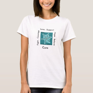 MyastheniaのGravisの認識度の女性Tシャツ Tシャツ