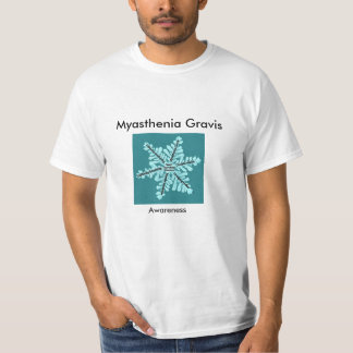 MyastheniaのGravisの認識度 Tシャツ