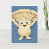Mycelium Fun Mushroom Greeting Card カード (正面)