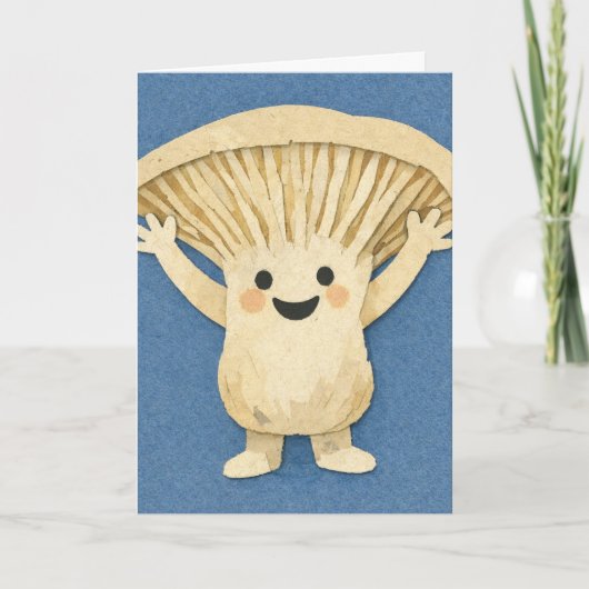 Mycelium Fun Mushroom Greeting Card カード (正面)