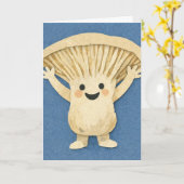 Mycelium Fun Mushroom Greeting Card カード (黄色い花)
