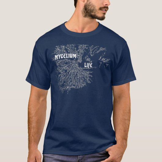 Mycelium Life v2  Mushroom Grower Mycology Lover Tシャツ (正面)