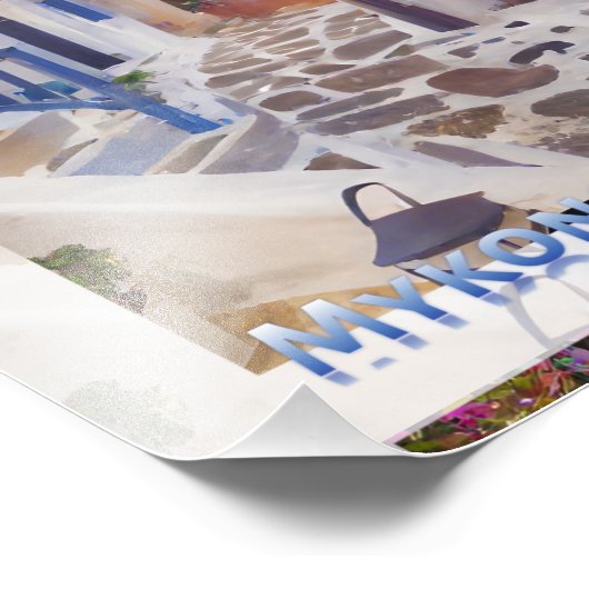 Myconos  coffee mug フォトプリント            (角)