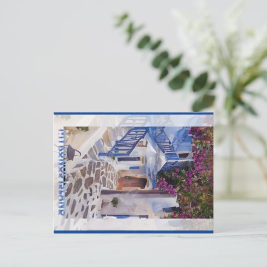 Myconos coffee mug ポストカード (スタンド正面)