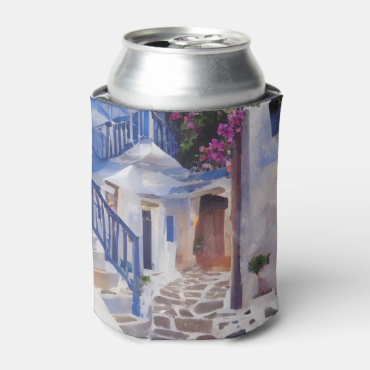 Myconos  coffee mug 缶クーラー (缶正面)