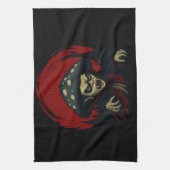 MycoVamp出血歯菌類 キッチンタオル (縦)