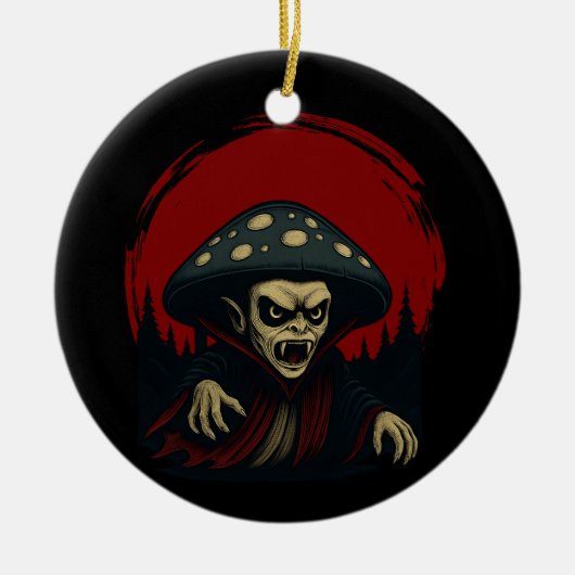 MycoVamp出血歯菌類 セラミックオーナメント (正面)