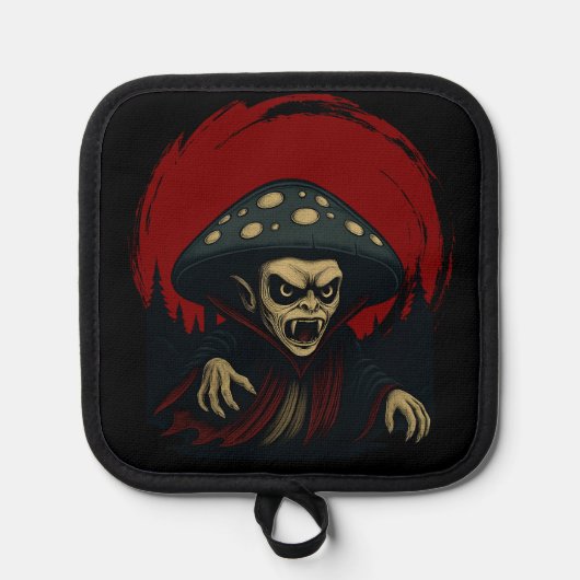 MycoVamp – 出血している歯菌類 鍋敷き (正面)