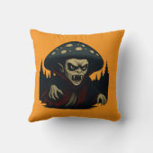 MycoVamp- Bleeding Tooth Fungi "orange" クッション (裏面)