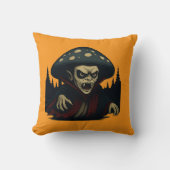 MycoVamp- Bleeding Tooth Fungi "orange" クッション (正面)