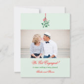 Mydletoe婚約写真発表 案内状 (正面)