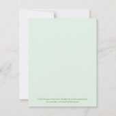 Mydletoe婚約写真発表 案内状 (裏面)