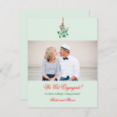 Mydletoe婚約写真発表 案内状 (正面/裏面)