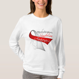 Myelodysplasticシンドロームの認識度のリボン Tシャツ