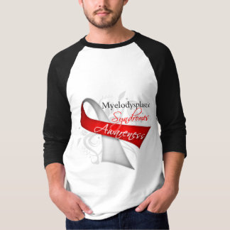 Myelodysplasticシンドロームの認識度のリボン Tシャツ