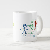 Myers-Briggs ENTP - Inventorの式 ジャンボコーヒーマグカップ (正面右)