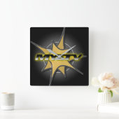 MYETVクロック スクエア壁時計 (ホーム)