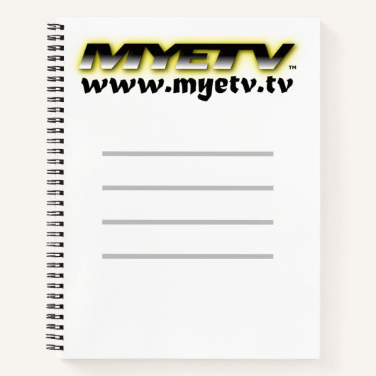 MYETVスパイラルノート ノートブック (正面)