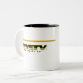 MYETV白黒ゴルデンロドマグカップ ツートーンマグカップ (正面左)