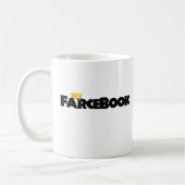 myFarcebook.com Tucker Chinn-の美容整形外科医 コーヒーマグカップ (左)