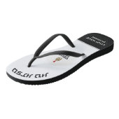 MyJiuJitStore FlipFlopホワイトベルトエディション ビーチサンダル (アングル)
