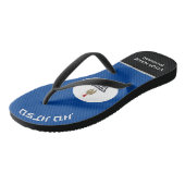 MyJiuJitStore FlipFlop Blue Belt Edition ビーチサンダル (アングル)