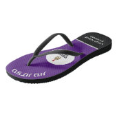 MyJiuJituStore.com FlipFlop Purple Belt Edition ビーチサンダル (アングル)