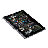 Myka Jelinaの芸術のSteampunkの種族の妖精のノート ノートブック (右側)