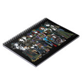 Myka Jelinaの芸術のSteampunkの種族の妖精のノート ノートブック (左側)