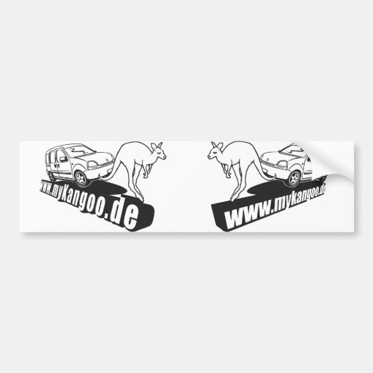 myKangoo.de Aufkleber Links&Rechts バンパーステッカー (正面)
