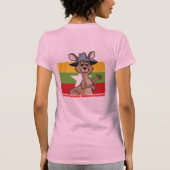 MyKidsの女性Tシャツ Tシャツ (裏面)