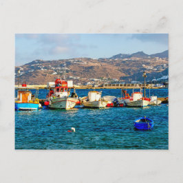 Mykonosの島 ポストカード