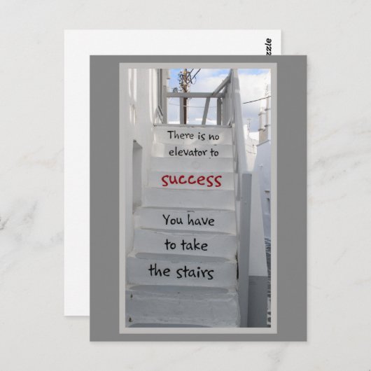 Mykonos階段成功するためのエレベーターがない ポストカード (正面/裏面)