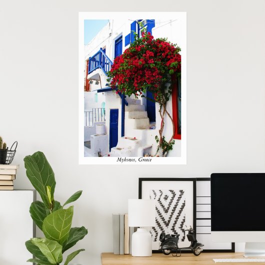 Mykonos, Greece POSTER ポスター (ホームオフィス)