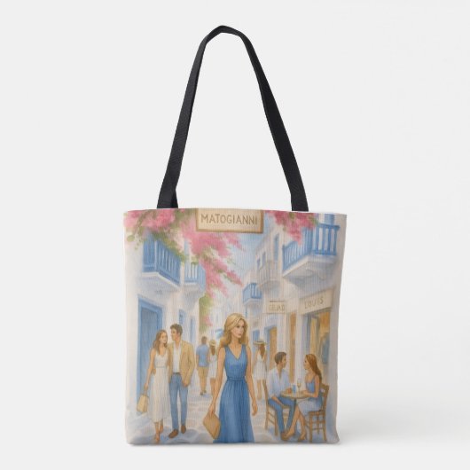 Mykonos, Greece Tote Bag トートバッグ (裏面)