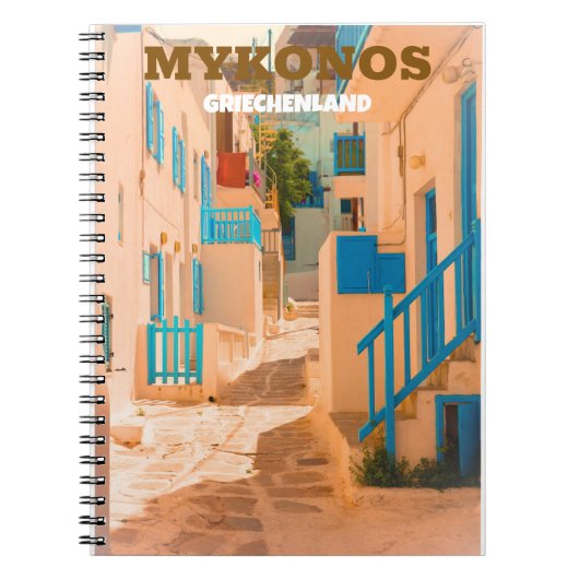 Mykonos Griechenland ノートブック (正面)