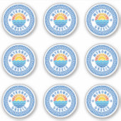 Mykonos Island, Greeceマルチパックステッカー シール (正面)