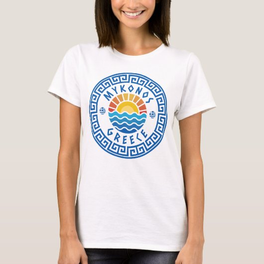 Mykonos Island, Greece - Sunshine And Sea Women's Tシャツ (正面)