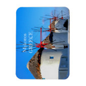 Mykonos Photo Magnet マグネット (縦)