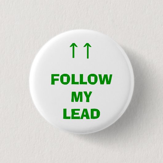 MYLEADボタンを後を追って下さい 缶バッジ (正面)