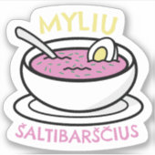 Myliu Saltibarsciusステッカー シール (正面)