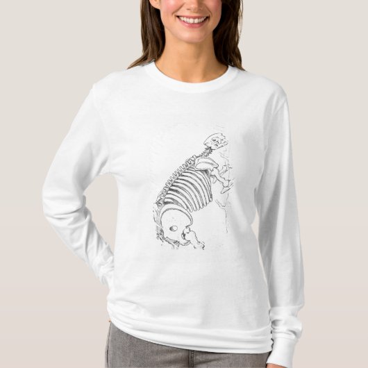 Mylodonの骨組 Tシャツ (正面)